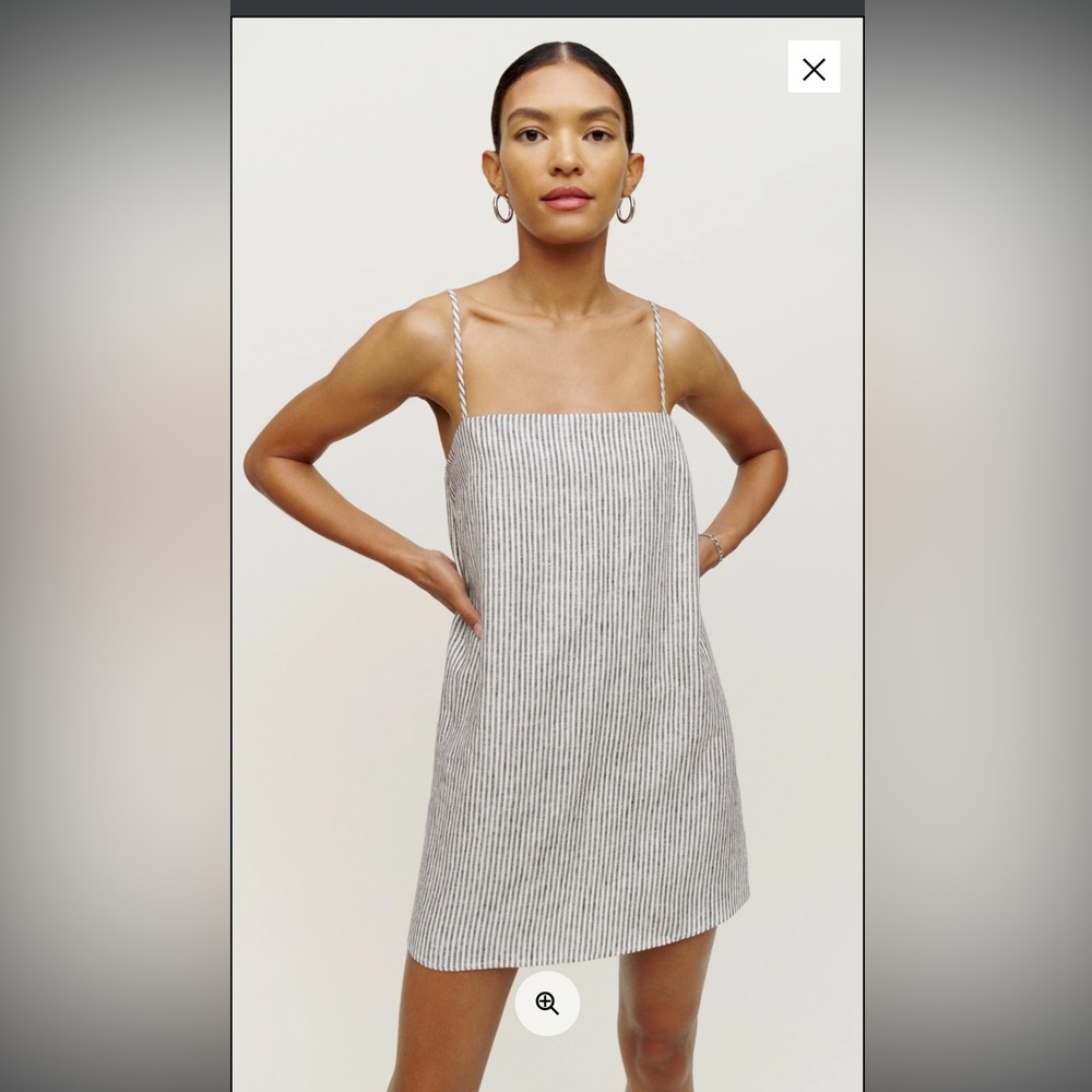 Reformation Aubree Linen Dress